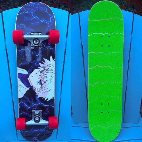 Custom Anime Theme Complete Skateboard 8.25” X 32.25” - Destructo Trucks (Rare)