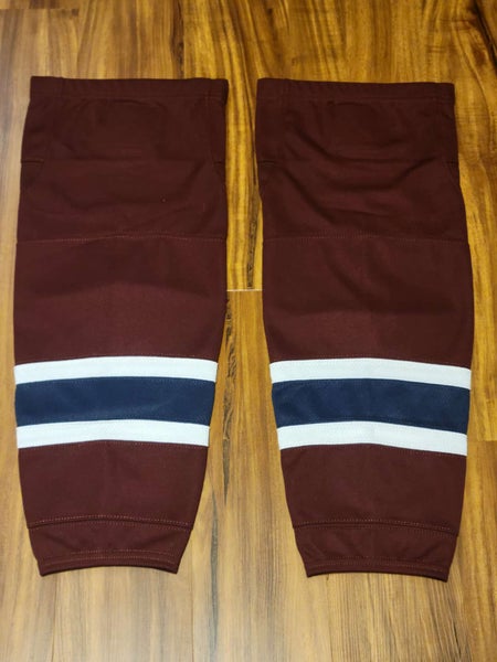 Colorado Avalanche Junior Hockey Socks Maroon Brand New