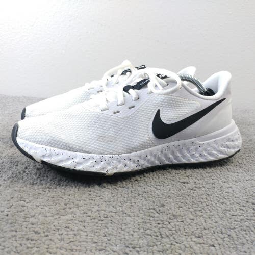 Nike Revolution 5 Womens Size 8 Running Shoes White Low Top Sneakers