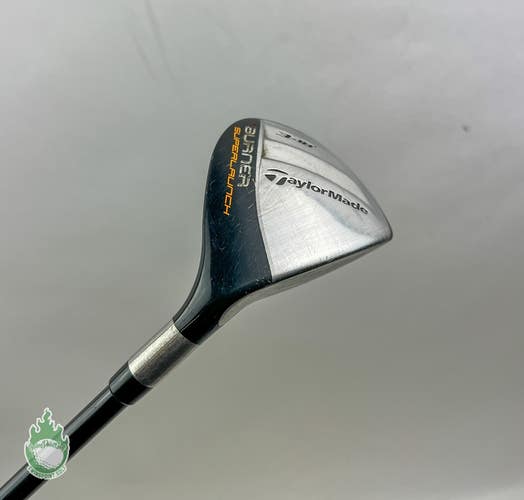 RH TaylorMade Burner Superlaunch Rescue 3 Hybrid 18* Regular Flex Graphite Golf