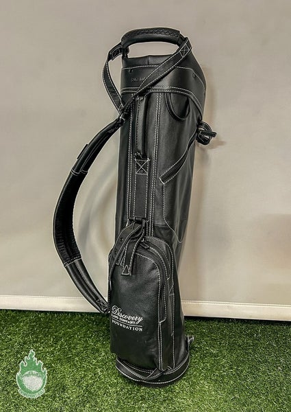 Sun Mountain Leather Sunday 4-Way Golf Carry Bag