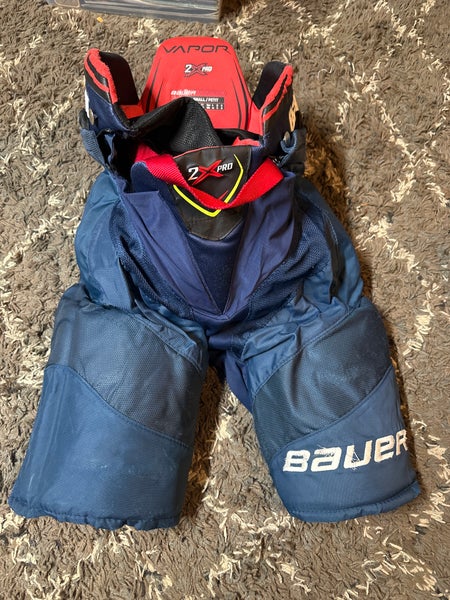 Black SR Small Bauer VAPOR 2X pro Hockey Pants (Used)