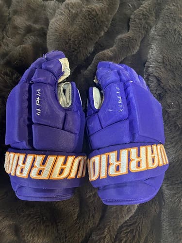 Warrior Alpha Gloves 14" Pro Stock Orlando Solar Bears (USED)