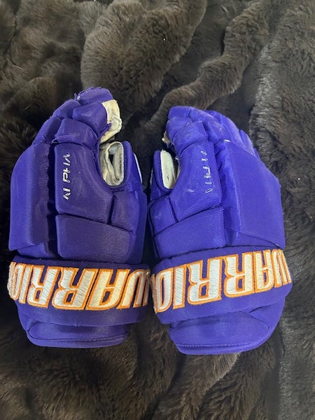 Warrior Alpha Gloves 14" Pro Stock Orlando Solar Bears (USED)