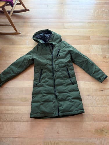 Sync Pano Jackrt - Long warming Sync Coat - Green Unisex Adult Small SYNC Jacket (Used)