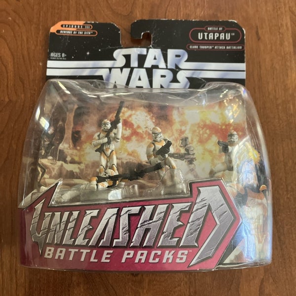 Star Wars Clone Trooper Attack  Unleashed Battle Pack Battle Utapau 2005 NEW