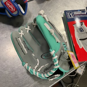 Used Rawlings 11 INCH GLOVE BB/SB Glove LH Throw Grey 11" 11614-S000226374