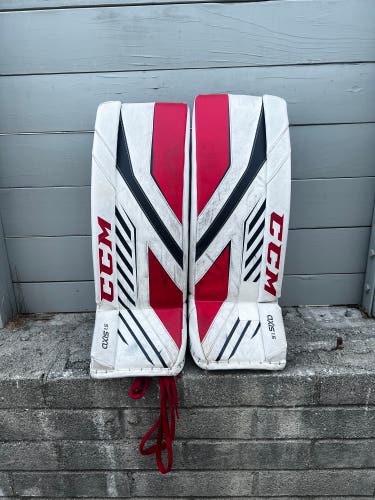 26" CCM Axis 1.5 Goalie Leg Pads (Used)
