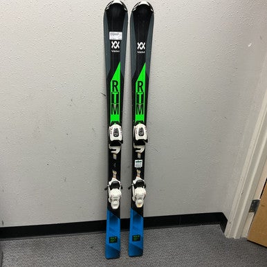 Used Volkl RTM Boys DH Ski/Binding Black 140 cm 11855-S000195479