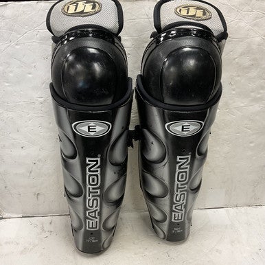 Used Easton ULTRALITE Senior Hockey Shin Guards 15" 11855-S000195458