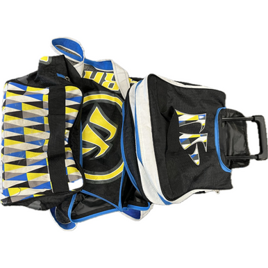 Used Warrior Youth Hockey Wheeled Bag Black 11855-S000195455