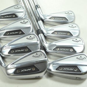 Callaway Apex Pro 24 4-PW,AW Iron Set Stiff Flex Right KBS Tour-V Steel # 207141