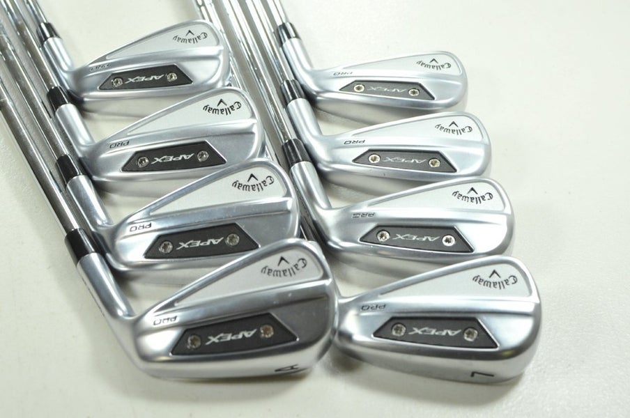 Callaway Apex Pro 24 4-PW,AW Iron Set Stiff Flex Right KBS Tour-V Steel # 207141