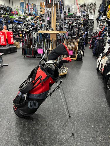 Used Wilson PROFILE PACKAGE SET Mens Package Set RH Black 8 Piece 11337-S000475714