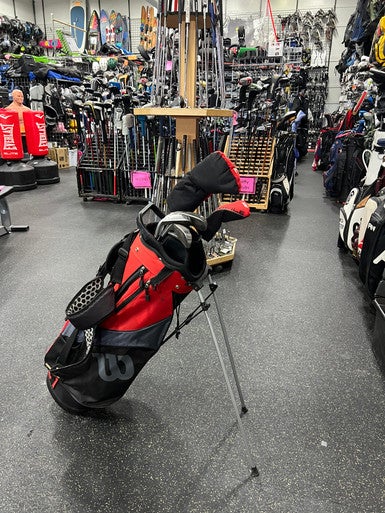 Used Wilson PROFILE PACKAGE SET Mens Package Set RH Black 8 Piece 11337-S000475714