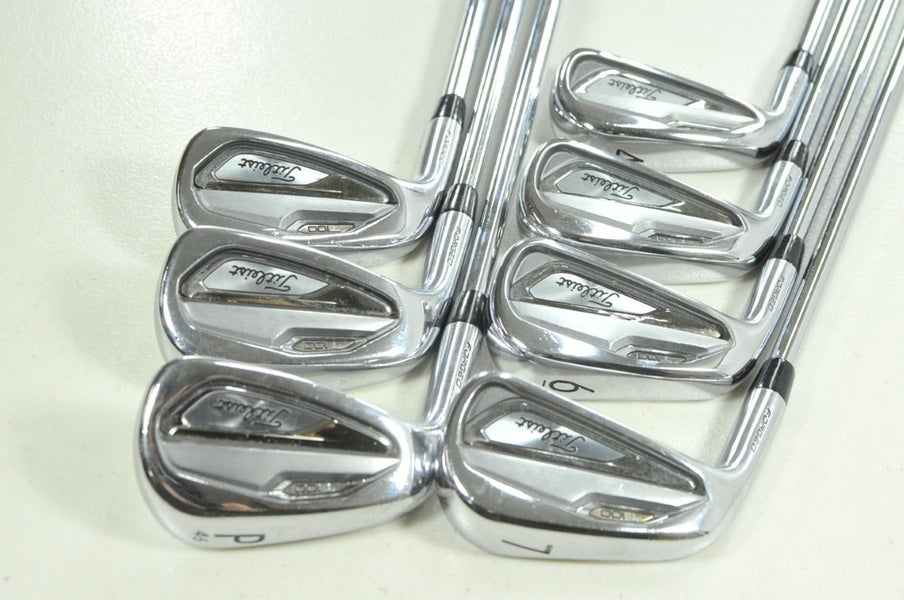 LEFT HANDED Titleist T100 2019 4-PW Iron Set X-Stiff Flex NS Pro Steel #207146