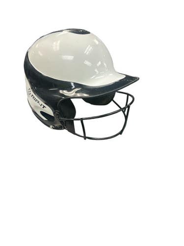 Used RIP-IT VISION Batting Helmet w/Mask White And Black S/M 11862-S000091882