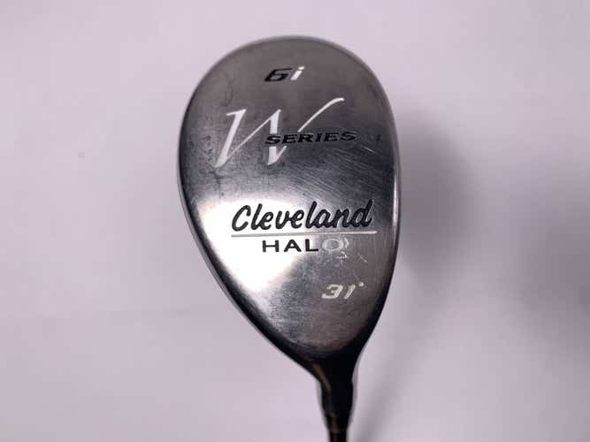 Cleveland Halo Womens 6 Hybrid 31* Ladies Graphite Womens RH Undersize Grip