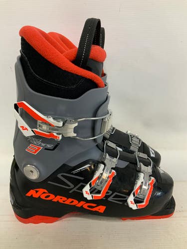 Used Nordica SPEED MACHINE 3 Boys DH Ski Boot Black And Red 230 MP - J05 - W06 11823-S000036154
