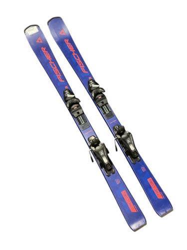 Used Fischer THE CURV 120CM Boys DH Ski/Binding Royal Blue 120 cm 11823-S000036153