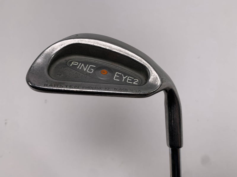 Ping Eye 2 Sand Wedge SW Orange Dot 2* Flat Karsten ZZ-Lite Wedge Steel Mens RH
