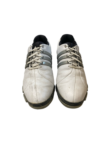 Used Adidas Mens Golf Shoes White Senior 9.5 11706-S000368383