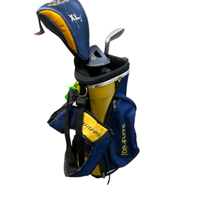 Used Top Flite JUNIOR BLUE YELLOW Jr Club Set RH 4 Piece 11706-S000368377