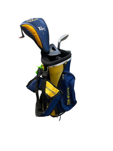 Used Top Flite JUNIOR BLUE YELLOW Jr Club Set RH 4 Piece 11706-S000368377