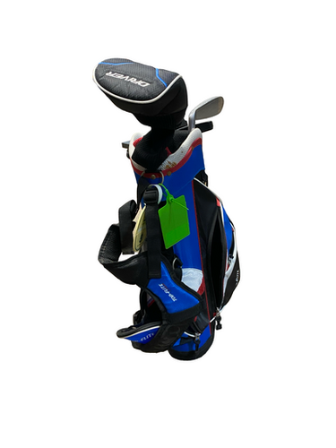 Used Top Flite JUNIOR BLUE BLACK Jr Club Set RH 4 Piece 11706-S000368376