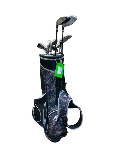 Used Top Flite BLACK AND GRAY CAMO SET Mens Complete Set RH 11 Piece 11706-S000368350