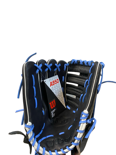 Used Wilson A950 BB/SB Glove LH Throw Black 12 1/2" 11706-S000368338