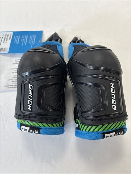 Brand New Youth Size Medium Bauer X Ice Hockey Player Elbow Pads