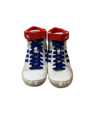Used Adidas Wrestling Shoes White Junior 02.5 11706-S000368172