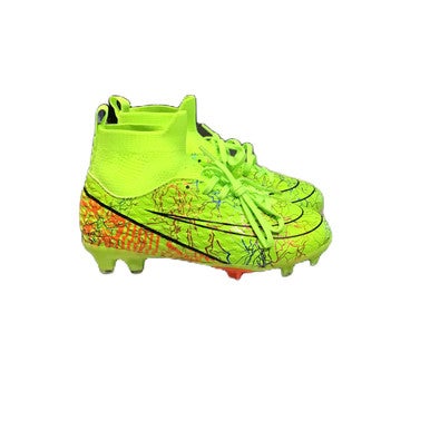 Used Soccer Cleats Neon Green Junior 01 11730-S000067061