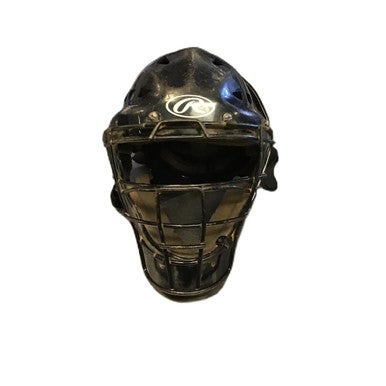 Used Rawlings BSNAI3-B Catchers Helmet w/Mask Black One Size 11730-S000068338