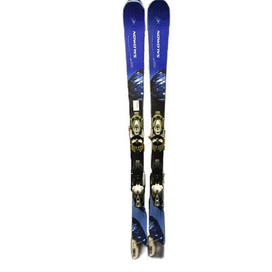 Used Salomon SIAM 7 Womens DH Ski/Binding Navy Blue 154 cm 11730-S000068418