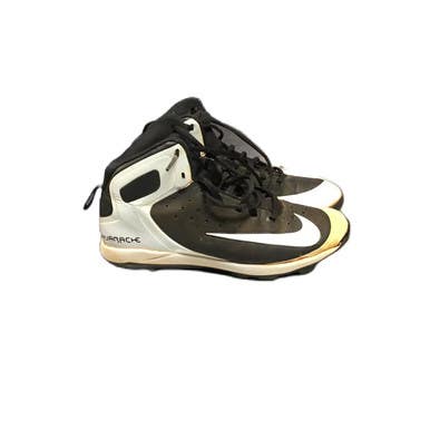 Used Nike 923434-011 BB/SB Cleats Black And White Junior 06 11730-S000064118