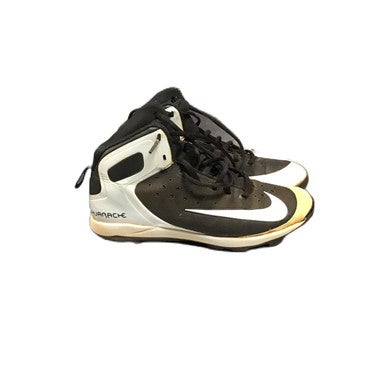 Used Nike 923434-011 BB/SB Cleats Black And White Junior 06 11730-S000064118