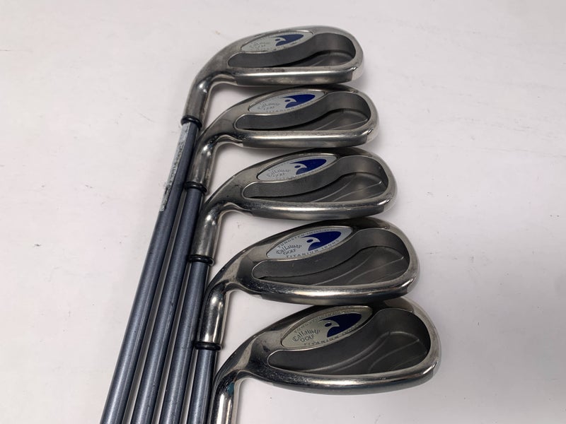 Callaway Hawkeye Iron Set 6-PW Hawk Eye Senior Graphite Mens LH