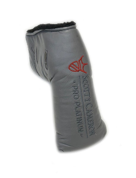 Titleist Scotty Cameron Pro Platinum Grey Blade Putter Headcover - Red Fill