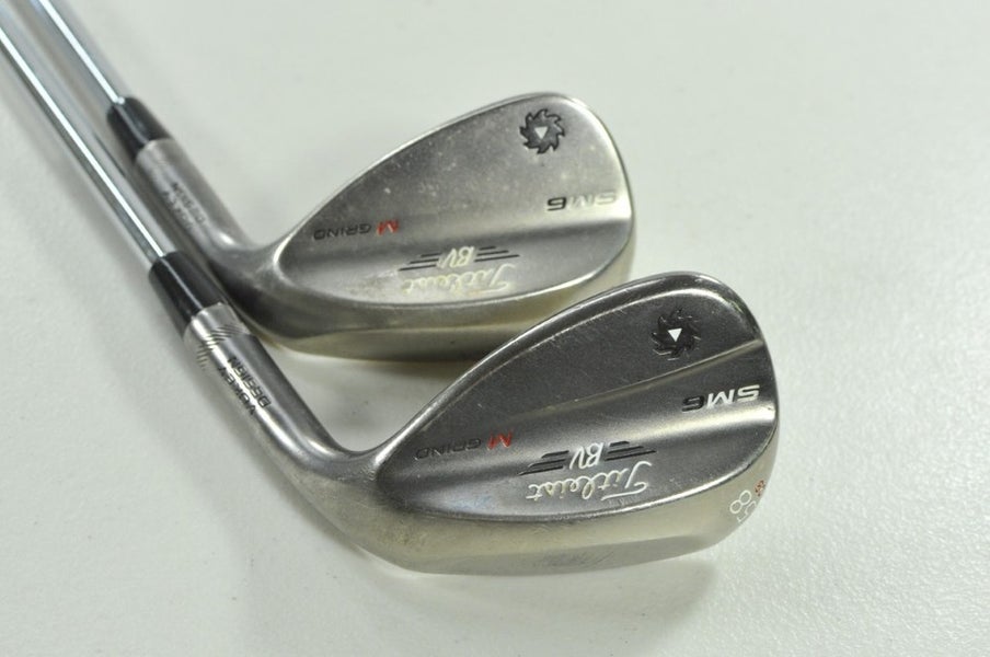 Titleist Vokey SM6 Steel Gray 54*, 58* Wedge Set Right Wedge Flex Steel # 207206