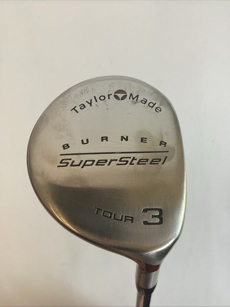 TaylorMade Burner Super Steel Tour Fairway 3 Wood With S-90 Rifle Stiff Steel