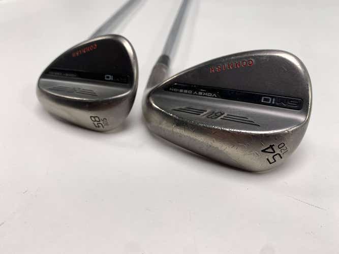 Titleist Vokey SM10 Tour Chrome Wedge Set 54* 12 | 58* 10 TT DG105 R300 Mens RH