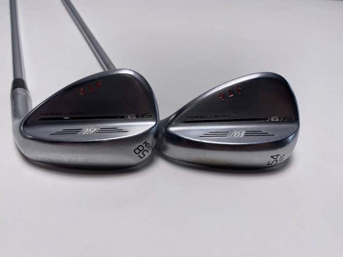 Titleist Vokey SM9 Tour Chrome Wedge Set 54* 10 | 58* 6 NS Pro 950 GH Mens RH
