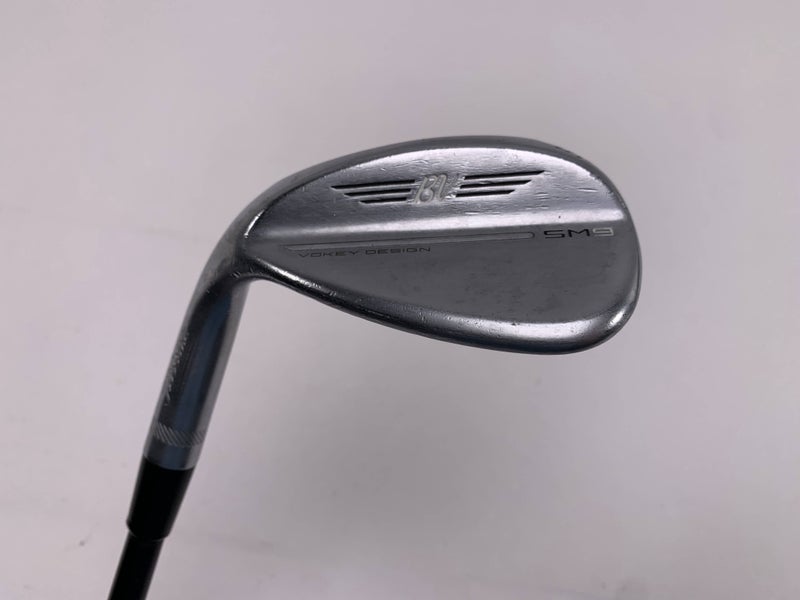 Titleist Vokey SM9 Tour Chrome Sand Wedge SW 54* 12 DG S400 Black Mens LH
