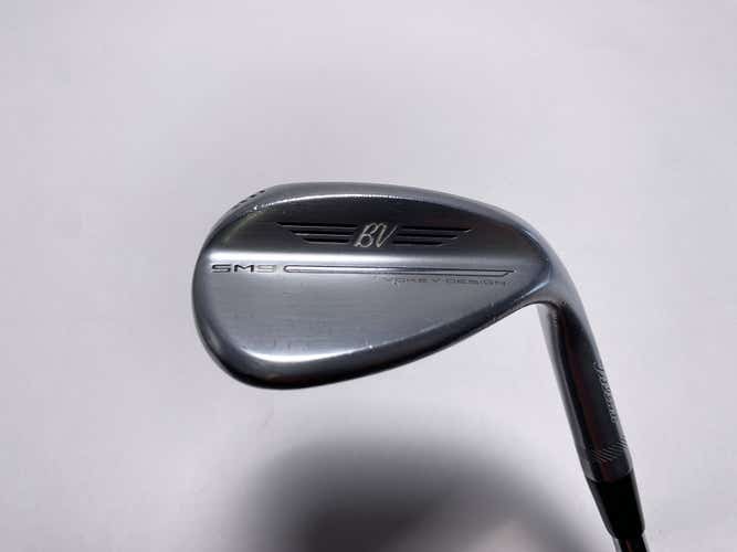 Titleist Vokey SM9 Tour Chrome Lob Wedge LW 58* 8 M-Grind Wedge Steel Mens RH