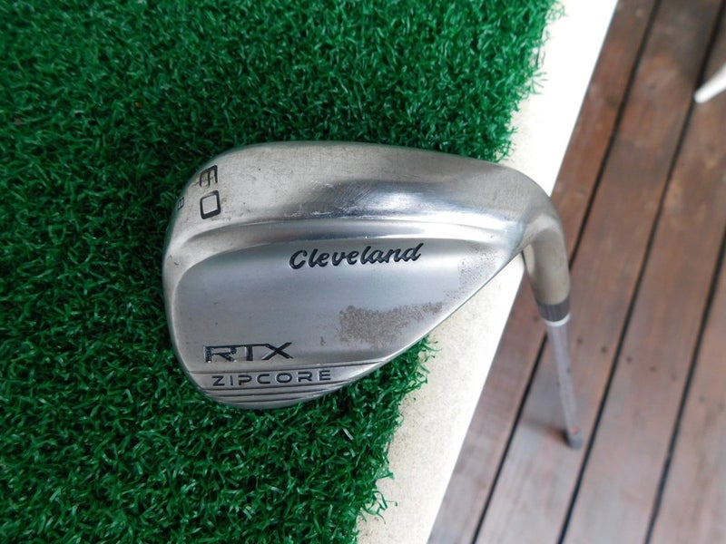 Tour Issue Cleveland RTX Zipcore Full Face 60.08* Lob Wedge w/ KBS Tour Stiff
