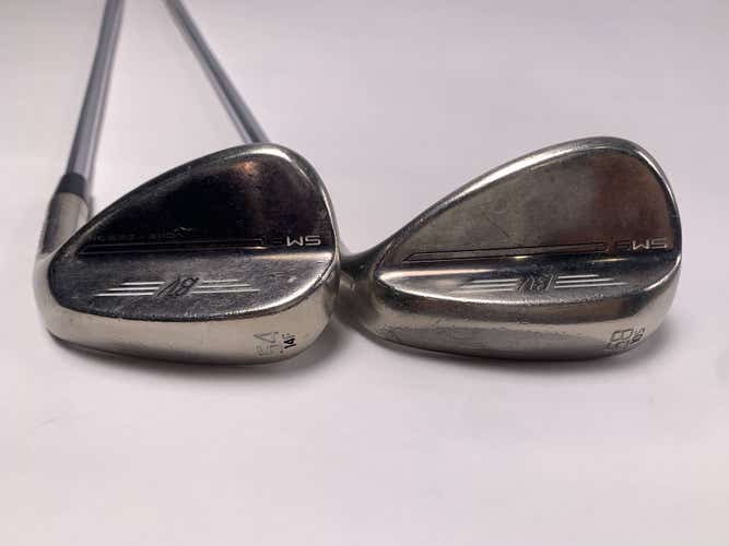 Titleist Vokey SM9 Tour Chrome Wedge Set 54* 14 | 58* 10 AMT Red R300 Mens RH