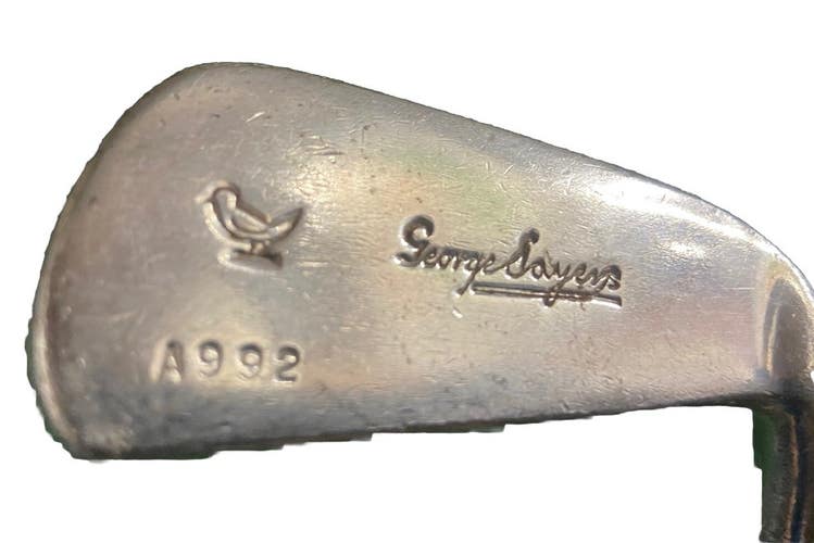 George Sayers AA92 8 Iron Hand Forged In Scotland 36" RH Steel Vintage Grip