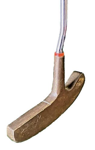 Otey Crisman 69 DGN Brass Blade Putter 1971 Steel 35" RH Double Goose Neck Bend